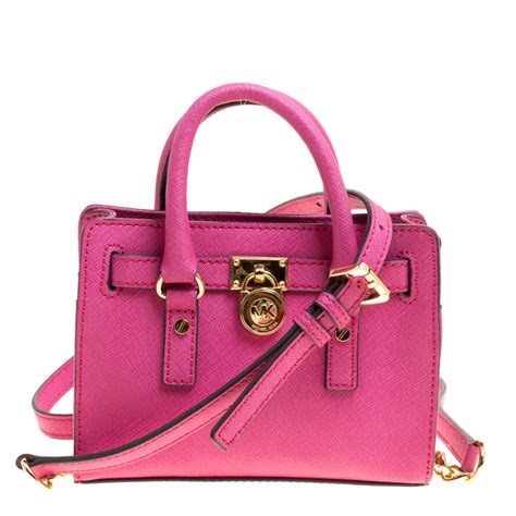 michael kors pink fringe purse|michael kors hot pink.